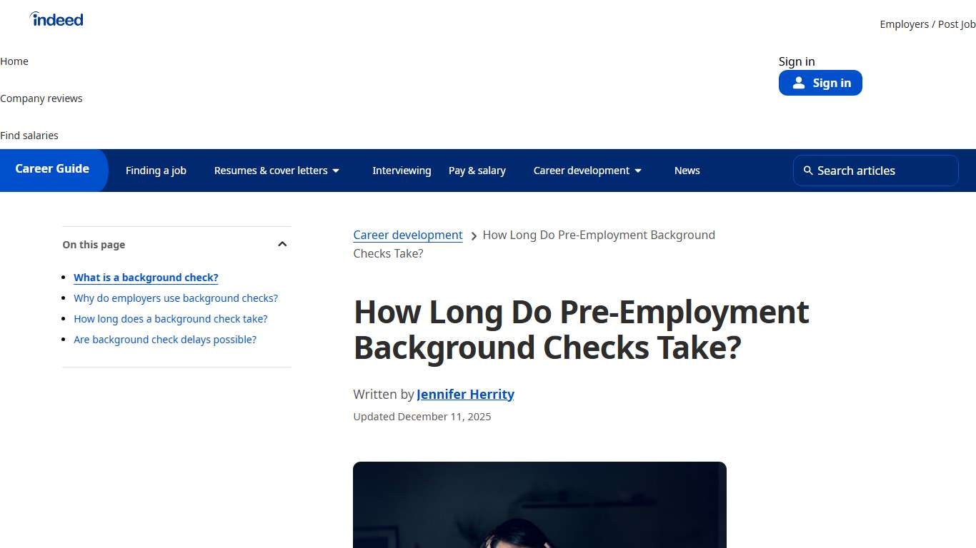 How Long Do Pre-Employment Background Checks Take? | Indeed.com